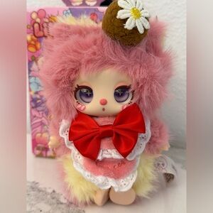LIIlA’S CHEF KITCHEN Hazel Cream Puff Pink Yellow Plush Confirmed Blind Box NWT